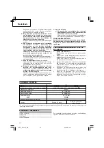 Предварительный просмотр 40 страницы Hitachi DH 25PA Handling Instructions Manual