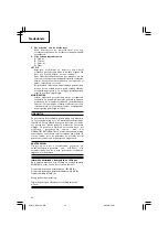 Предварительный просмотр 46 страницы Hitachi DH 25PA Handling Instructions Manual