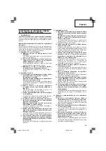 Предварительный просмотр 47 страницы Hitachi DH 25PA Handling Instructions Manual