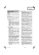 Предварительный просмотр 63 страницы Hitachi DH 25PA Handling Instructions Manual