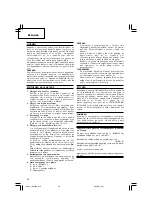 Предварительный просмотр 70 страницы Hitachi DH 25PA Handling Instructions Manual