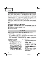 Preview for 44 page of Hitachi DH 28PD Instruction Manual And Safety Instructions