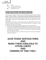 Preview for 8 page of Hitachi DH 30PB Instruction And Safety Manual