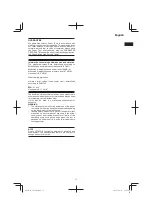 Preview for 17 page of Hitachi DH 36DL Handling Instructions Manual