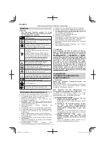 Preview for 18 page of Hitachi DH 36DL Handling Instructions Manual