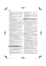 Preview for 22 page of Hitachi DH 36DL Handling Instructions Manual