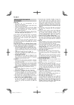 Preview for 28 page of Hitachi DH 36DL Handling Instructions Manual