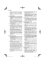 Preview for 34 page of Hitachi DH 36DL Handling Instructions Manual