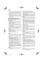 Preview for 44 page of Hitachi DH 36DL Handling Instructions Manual