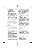 Preview for 92 page of Hitachi DH 36DL Handling Instructions Manual