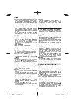 Preview for 126 page of Hitachi DH 36DL Handling Instructions Manual