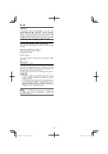 Preview for 142 page of Hitachi DH 36DL Handling Instructions Manual