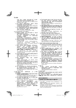 Preview for 144 page of Hitachi DH 36DL Handling Instructions Manual