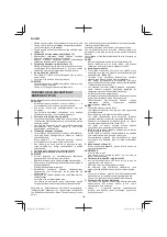 Preview for 150 page of Hitachi DH 36DL Handling Instructions Manual