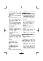 Preview for 152 page of Hitachi DH 36DL Handling Instructions Manual