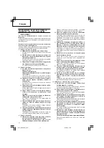 Preview for 18 page of Hitachi dh 38ss Handing Instructions