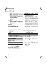 Preview for 24 page of Hitachi dh 38ss Handing Instructions