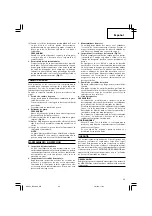 Preview for 39 page of Hitachi dh 38ss Handing Instructions