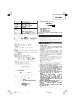 Preview for 43 page of Hitachi dh 38ss Handing Instructions