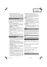 Preview for 45 page of Hitachi dh 38ss Handing Instructions