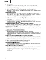 Предварительный просмотр 6 страницы Hitachi DH 40FA Instruction And Safety Manual