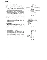 Предварительный просмотр 14 страницы Hitachi DH 40FA Instruction And Safety Manual