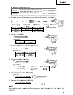 Предварительный просмотр 51 страницы Hitachi DH 40FA Instruction And Safety Manual