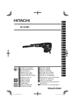 Hitachi DH 40MEY Handling Instructions Manual preview