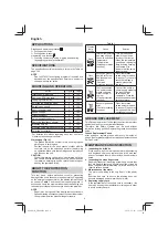 Preview for 4 page of Hitachi DH 40MEY Handling Instructions Manual