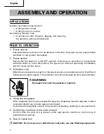 Предварительный просмотр 10 страницы Hitachi DH 40MR Instruction And Safety Manual