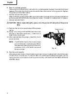 Предварительный просмотр 18 страницы Hitachi DH 40MR Instruction And Safety Manual