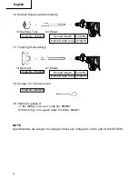 Предварительный просмотр 22 страницы Hitachi DH 40MR Instruction And Safety Manual