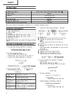 Preview for 6 page of Hitachi DH 40SA Handling Instructions Manual