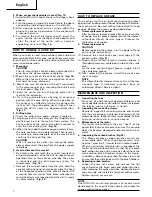 Preview for 8 page of Hitachi DH 40SA Handling Instructions Manual