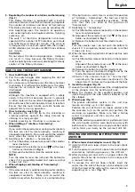 Предварительный просмотр 9 страницы Hitachi DH 45ME Handling Instructions Manual