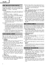 Предварительный просмотр 10 страницы Hitachi DH 45ME Handling Instructions Manual