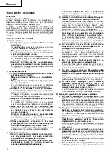 Предварительный просмотр 18 страницы Hitachi DH 45ME Handling Instructions Manual