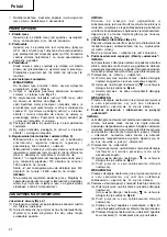 Предварительный просмотр 28 страницы Hitachi DH 45ME Handling Instructions Manual