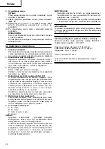 Предварительный просмотр 30 страницы Hitachi DH 45ME Handling Instructions Manual