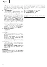 Предварительный просмотр 36 страницы Hitachi DH 45ME Handling Instructions Manual