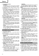 Предварительный просмотр 40 страницы Hitachi DH 45ME Handling Instructions Manual