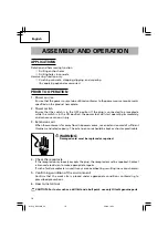 Предварительный просмотр 10 страницы Hitachi DH 45MR Safety Instructions And Instruction Manual