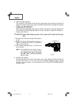 Предварительный просмотр 18 страницы Hitachi DH 45MR Safety Instructions And Instruction Manual