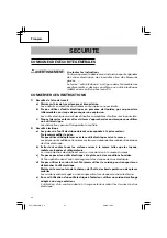 Предварительный просмотр 24 страницы Hitachi DH 45MR Safety Instructions And Instruction Manual