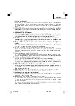 Предварительный просмотр 27 страницы Hitachi DH 45MR Safety Instructions And Instruction Manual