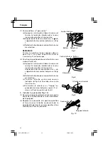 Предварительный просмотр 34 страницы Hitachi DH 45MR Safety Instructions And Instruction Manual