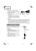 Предварительный просмотр 36 страницы Hitachi DH 45MR Safety Instructions And Instruction Manual