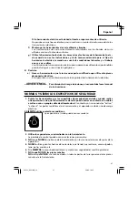 Предварительный просмотр 47 страницы Hitachi DH 45MR Safety Instructions And Instruction Manual