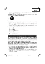 Предварительный просмотр 49 страницы Hitachi DH 45MR Safety Instructions And Instruction Manual