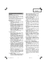 Предварительный просмотр 11 страницы Hitachi DH 45SA Handling Instructions Manual